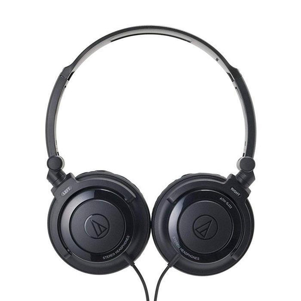 Audio Technica ATH-SJ33 BK Black | DJ Style Portable Headphones (Japan Import)