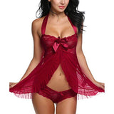 Avidlove Women Nightwear Lace Babydoll Strap Chemise Halter Lingerie