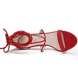 Allegra K Women's Stiletto Heel Lace-up Sandals