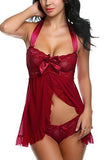 Avidlove Women Nightwear Lace Babydoll Strap Chemise Halter Lingerie