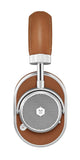 MASTER ＆ DYNAMIC Active Noise-Cancelling Wireless Headphones MW65 (Brown Leather/Silver Metal) MW65S2【Japan Domestic Genuine Products】【Ships from Japan】
