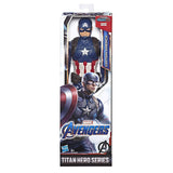 Avengers Marvel Endgame Titan Hero Series Captain America 12"-Scale Super Hero Action Figure Toy with Titan Hero Power Fx Port